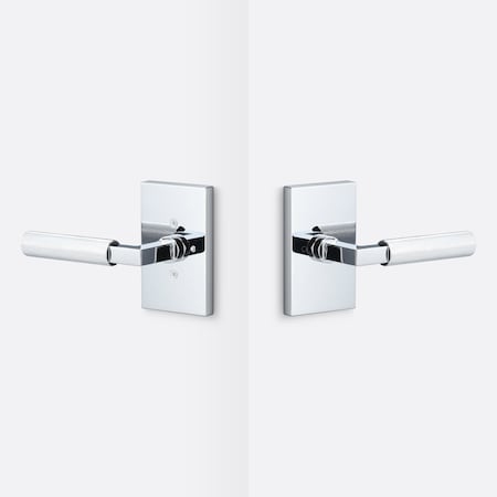 Sure-Loc Hardware Sure-Loc Hardware Levanto Privacy Rosette, Polished Chrome, Knurled Grip in Polished Chrome LV102 26 GRIP-KN 26